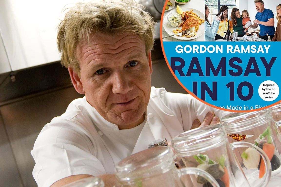 Gordon Ramsay is launching a new cookbook packed with delicious recipes you can make in just 10 minutes