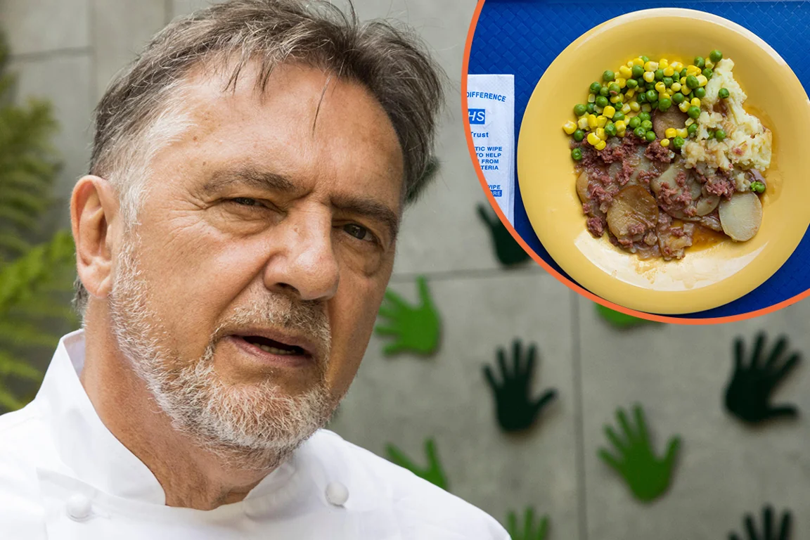 Raymond Blanc gives honest review of hospital food after being admitted onto Covid-19 ward