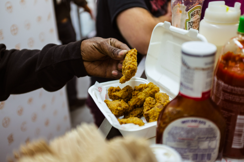 Temple of Seitan fried chicken