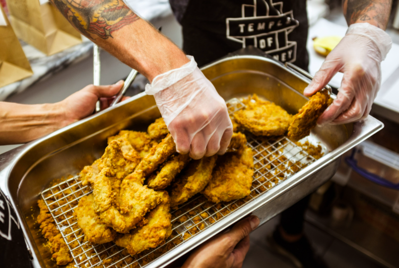 Vegan fried chicken Temple of Seitan