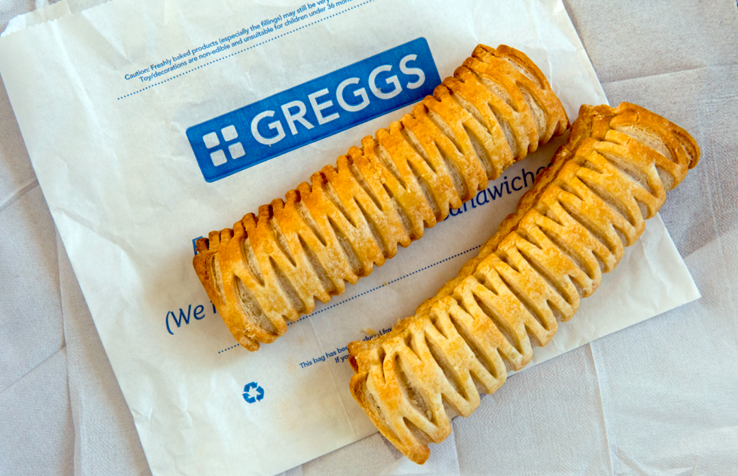 Greggs sausage rolls