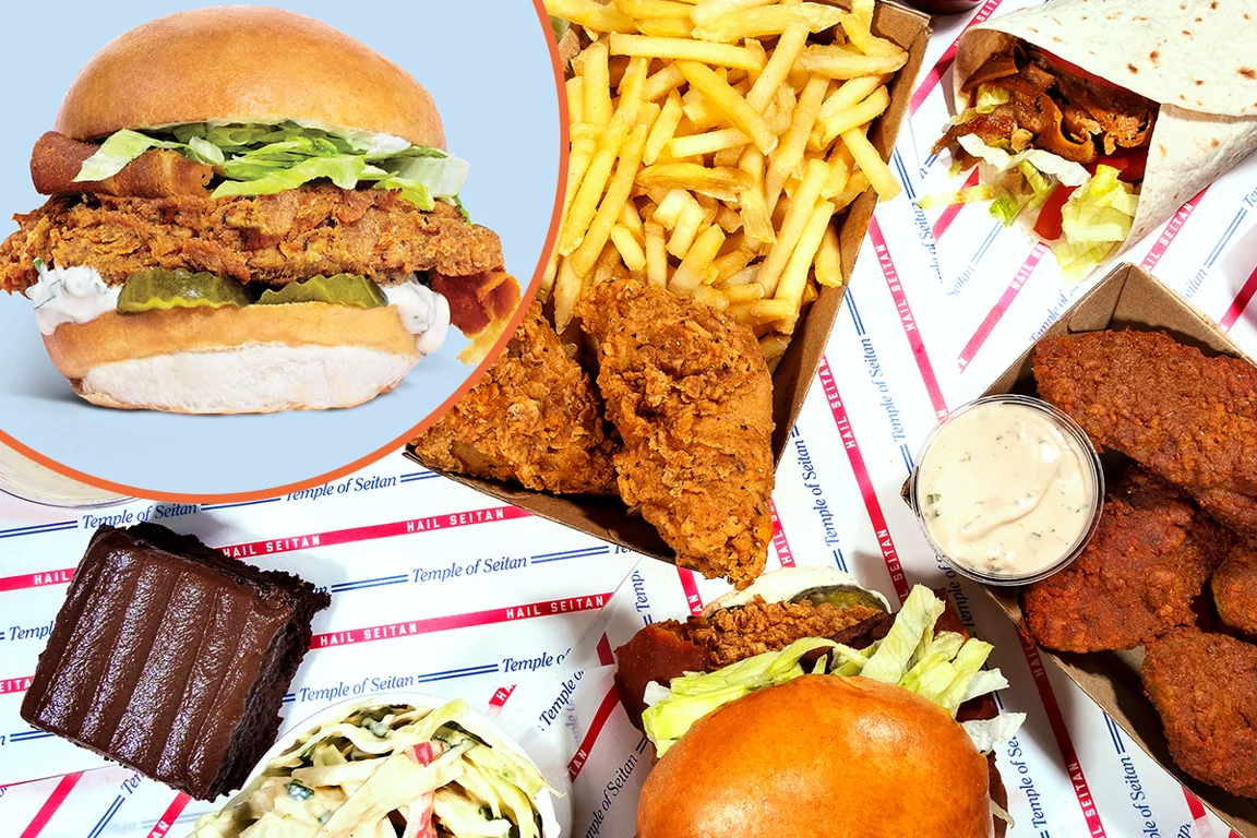 Vegan fast food restaurant Temple of Seitan explains why it serves food that tastes just like meat