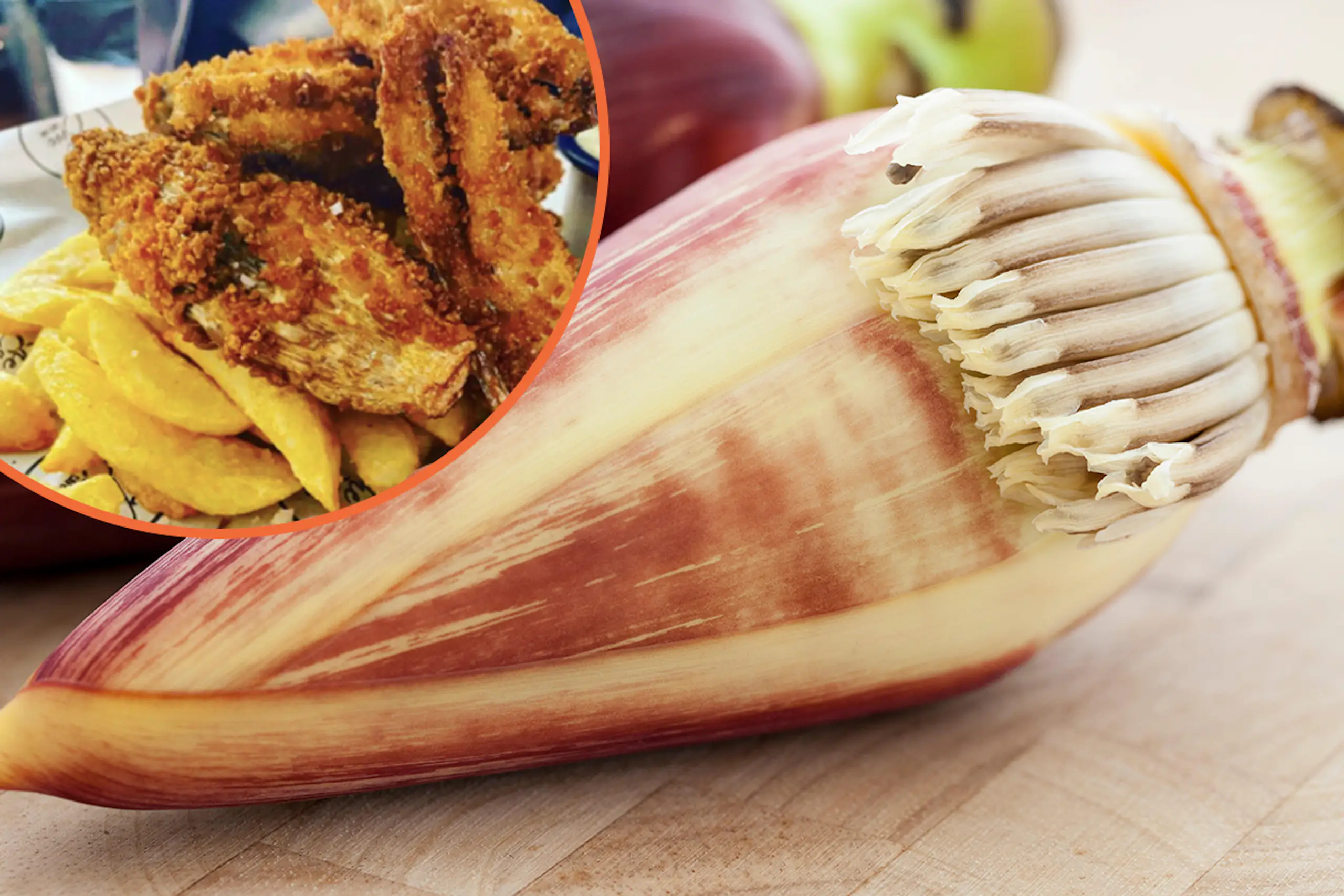 Restaurant serves vegan fish and chips made out of banana – and it tastes just like the real thing