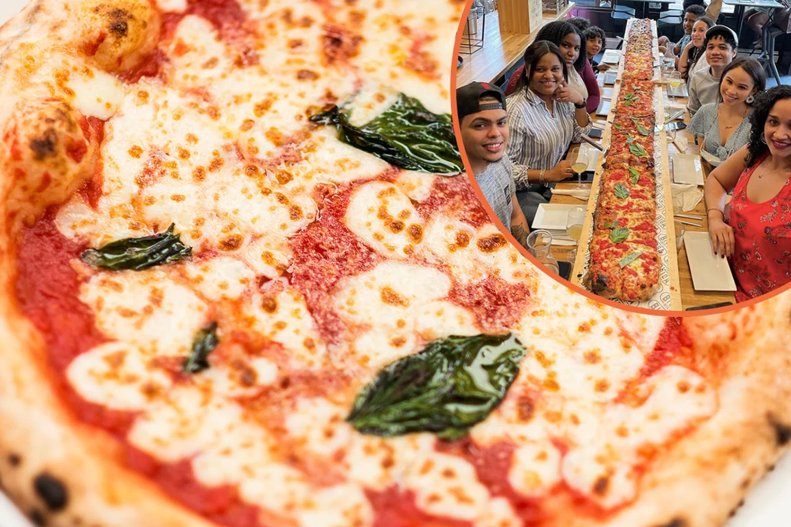 This restaurant serves insanely delicious 8-foot pizzas – and the best part is the price
