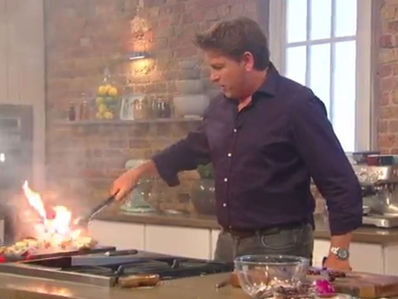 James Martin fire