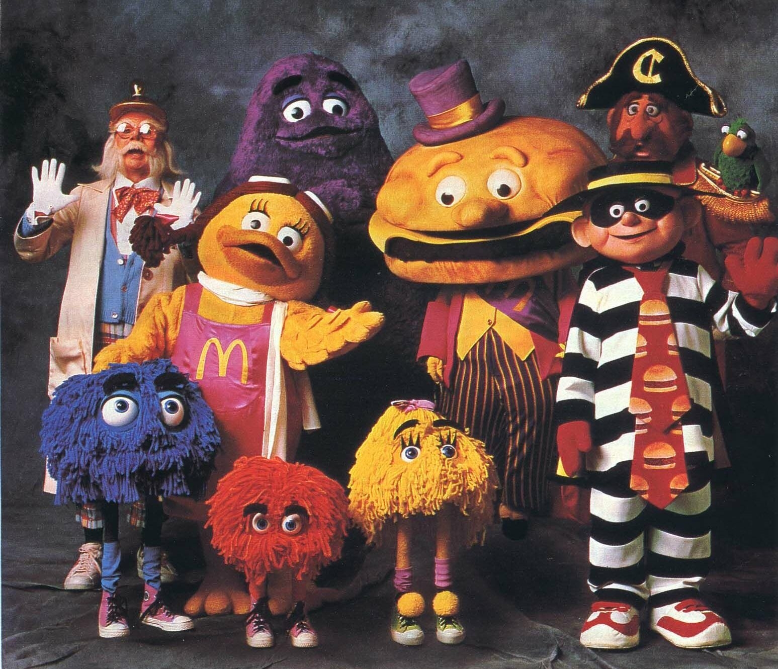 The Professor McDonald's characters