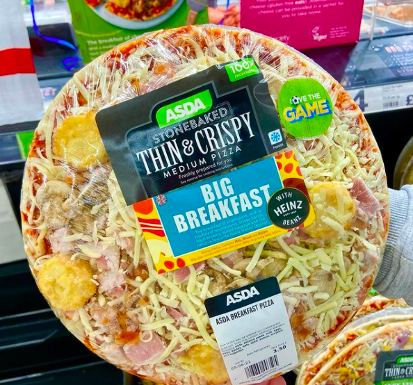 Big Breakfast pizza