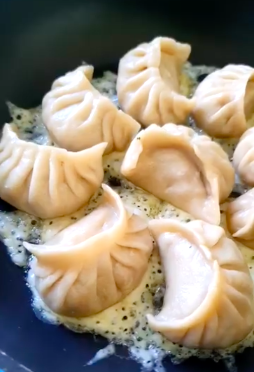 make on a hot day BBQ dumpling