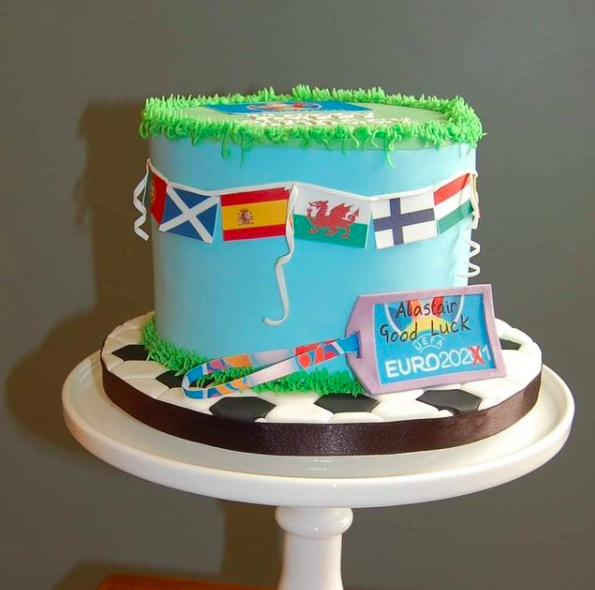 Euros-inspired cake decorating ideas