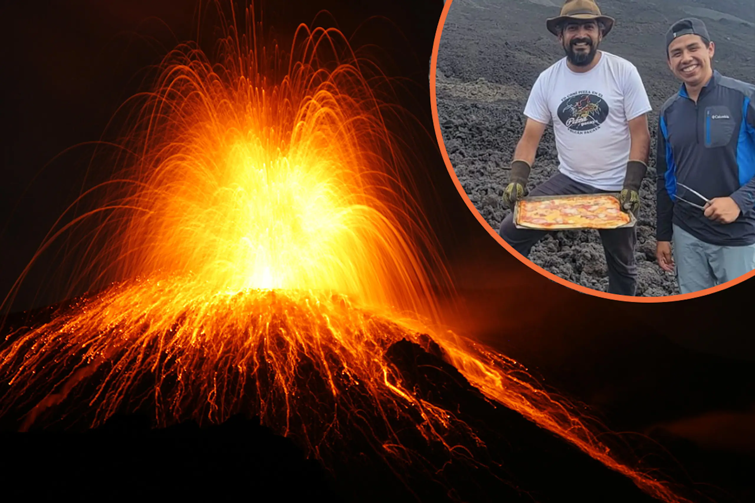 This chef cooks pizza in an active volcano – and the results are seriously impressive