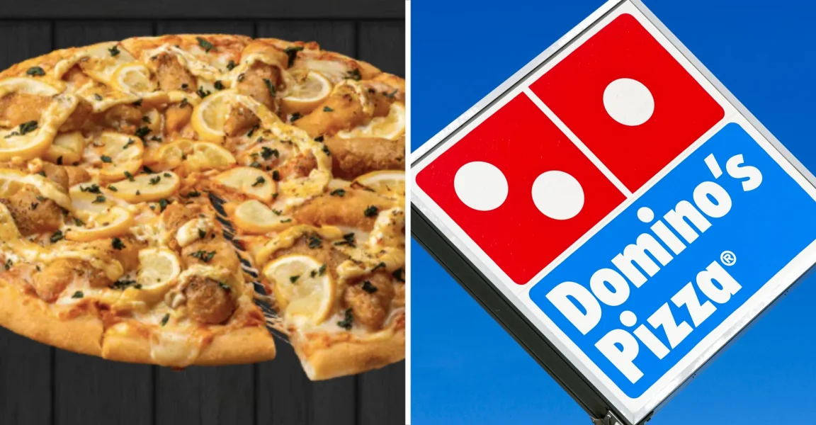 Domino’s have just launched a new pizza, topped with pineapples and spaghetti