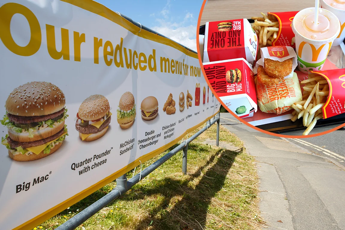 McDonald’s is slashing the price of its entire menu by 30% today to celebrate England vs Denmark