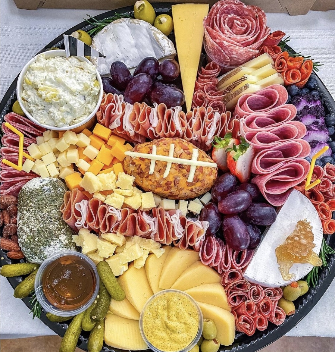 SUPERBOWL CHARCUTERIE BOARD