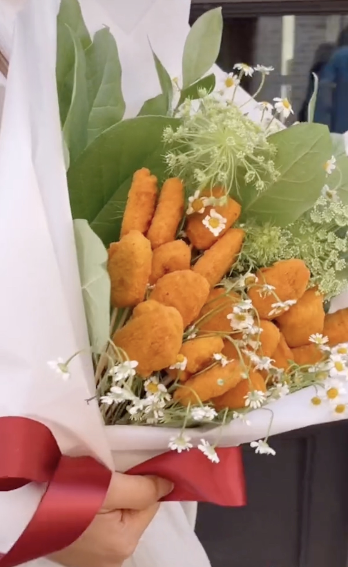 chicken nugget bouquet valentine's day