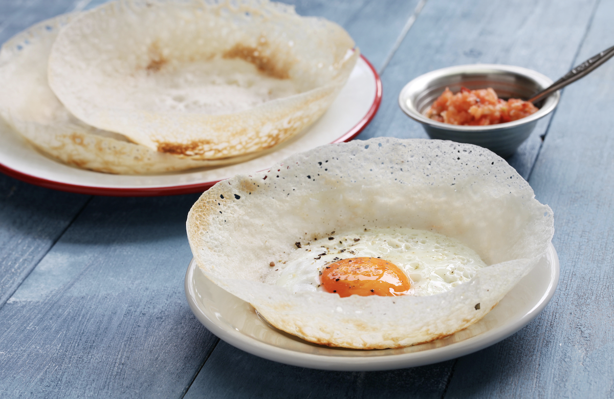 sri lankan hoppers pancake day