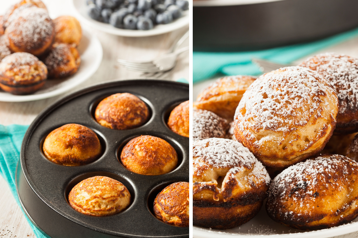 Aebleskiver danish pancakes