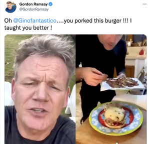 gino d'campo gordon ramsay twitter