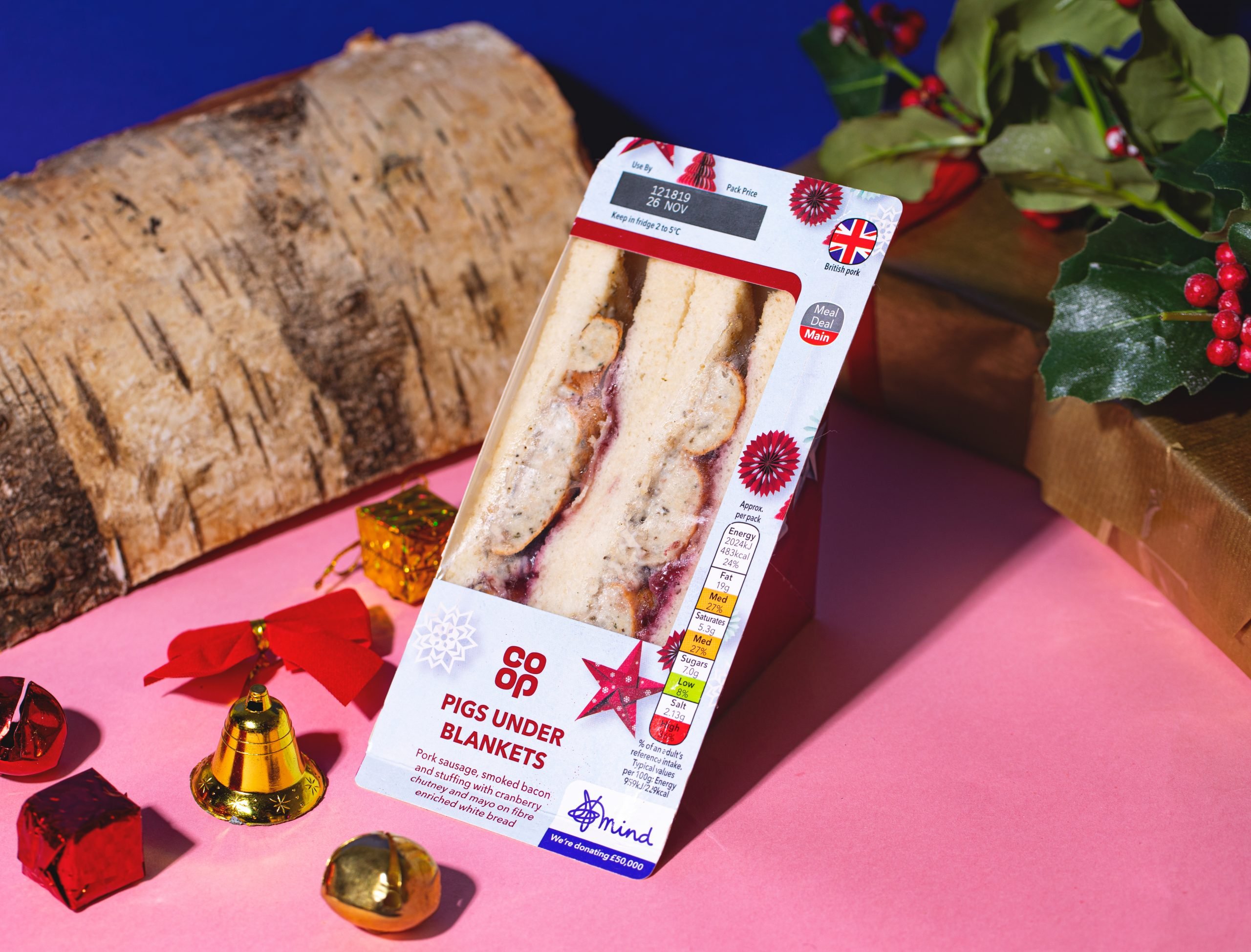 co-op christmas sandwich