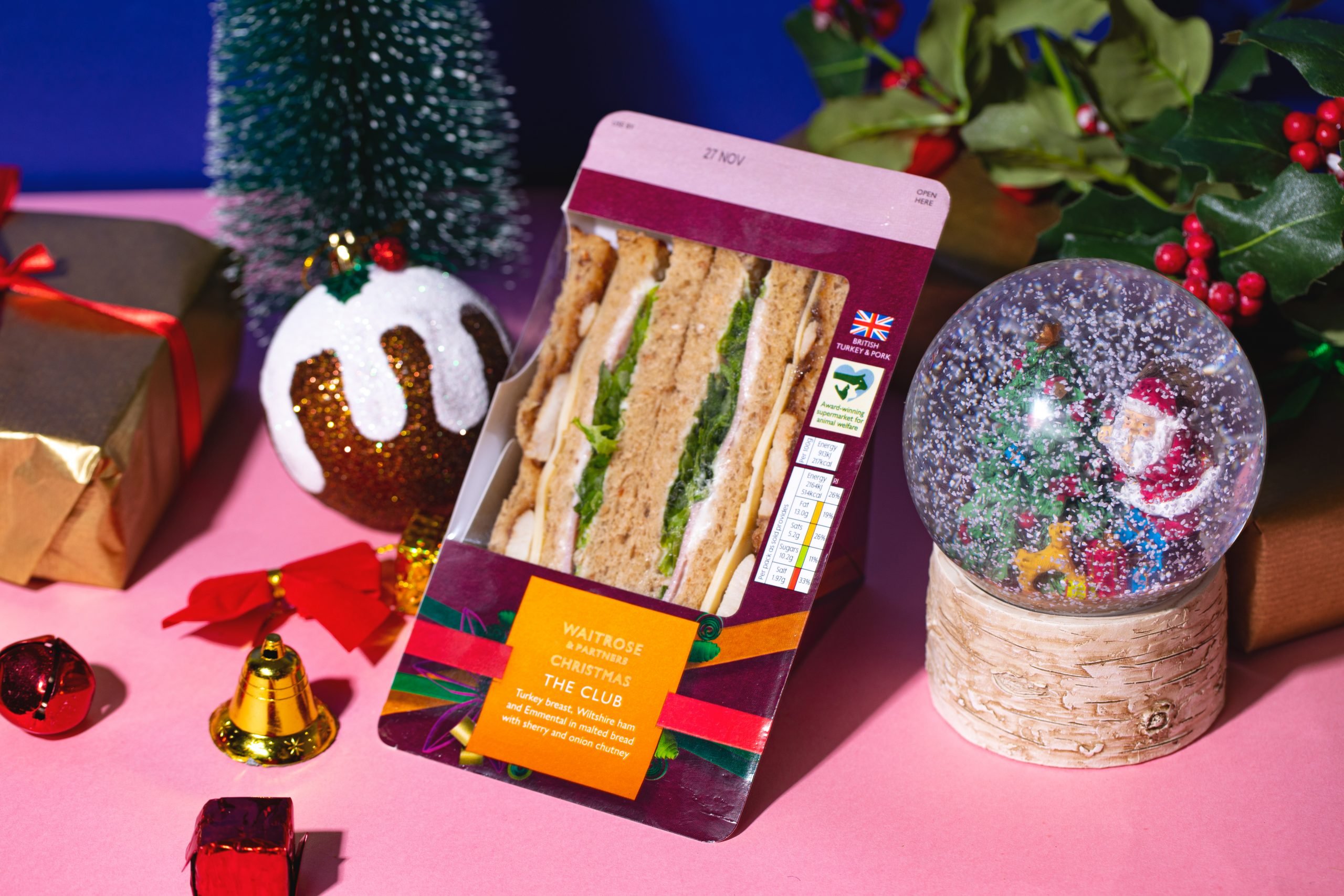 WAITROSE CHRISTMAS CLUB SANDWICH