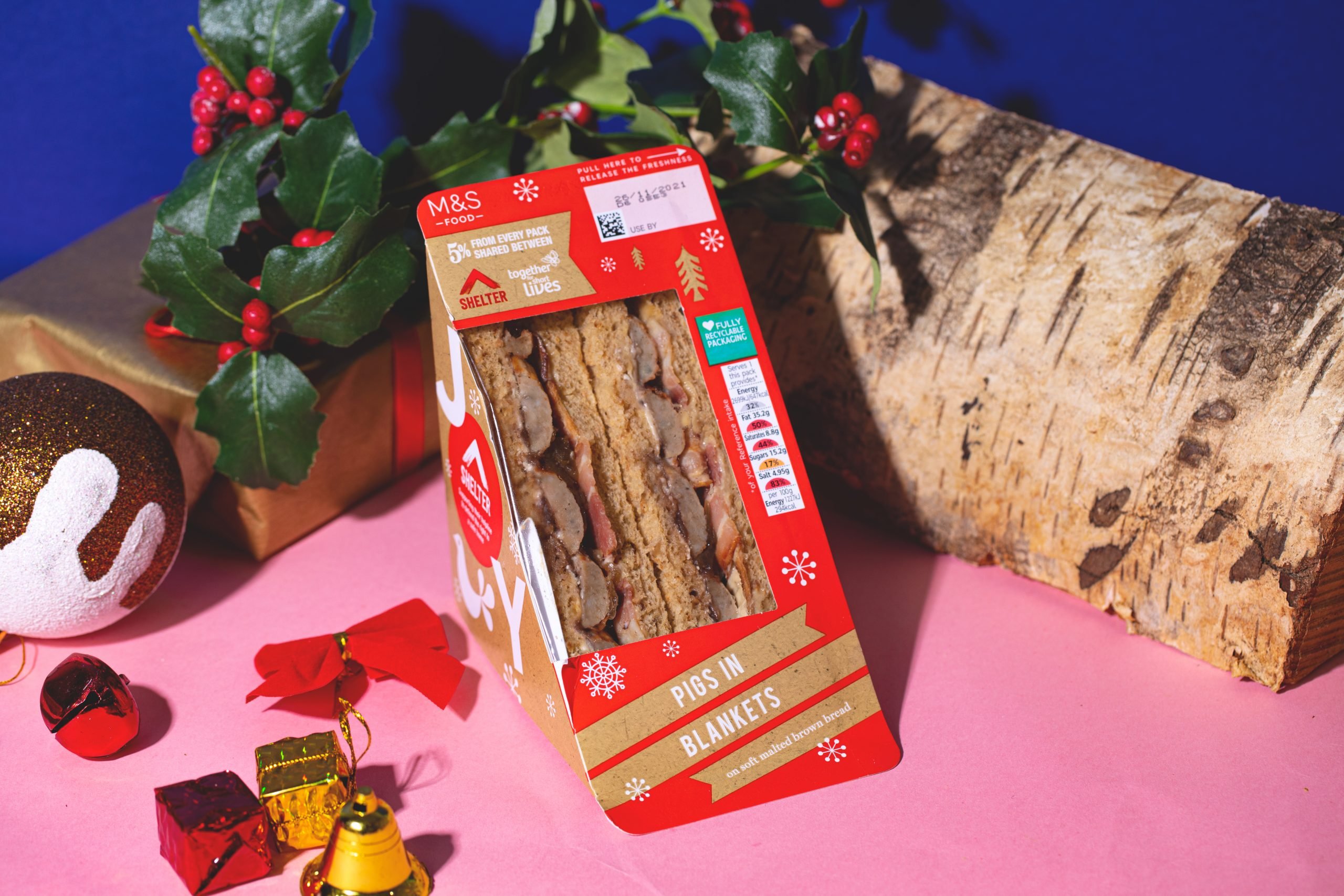 M&S marks and spencer Christmas sandwich