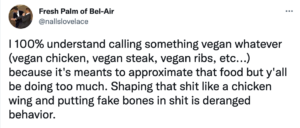 biff's vegan chicken wing bone