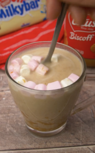 biscoff hot chocolate bomb