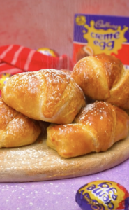 creme egg croissants
