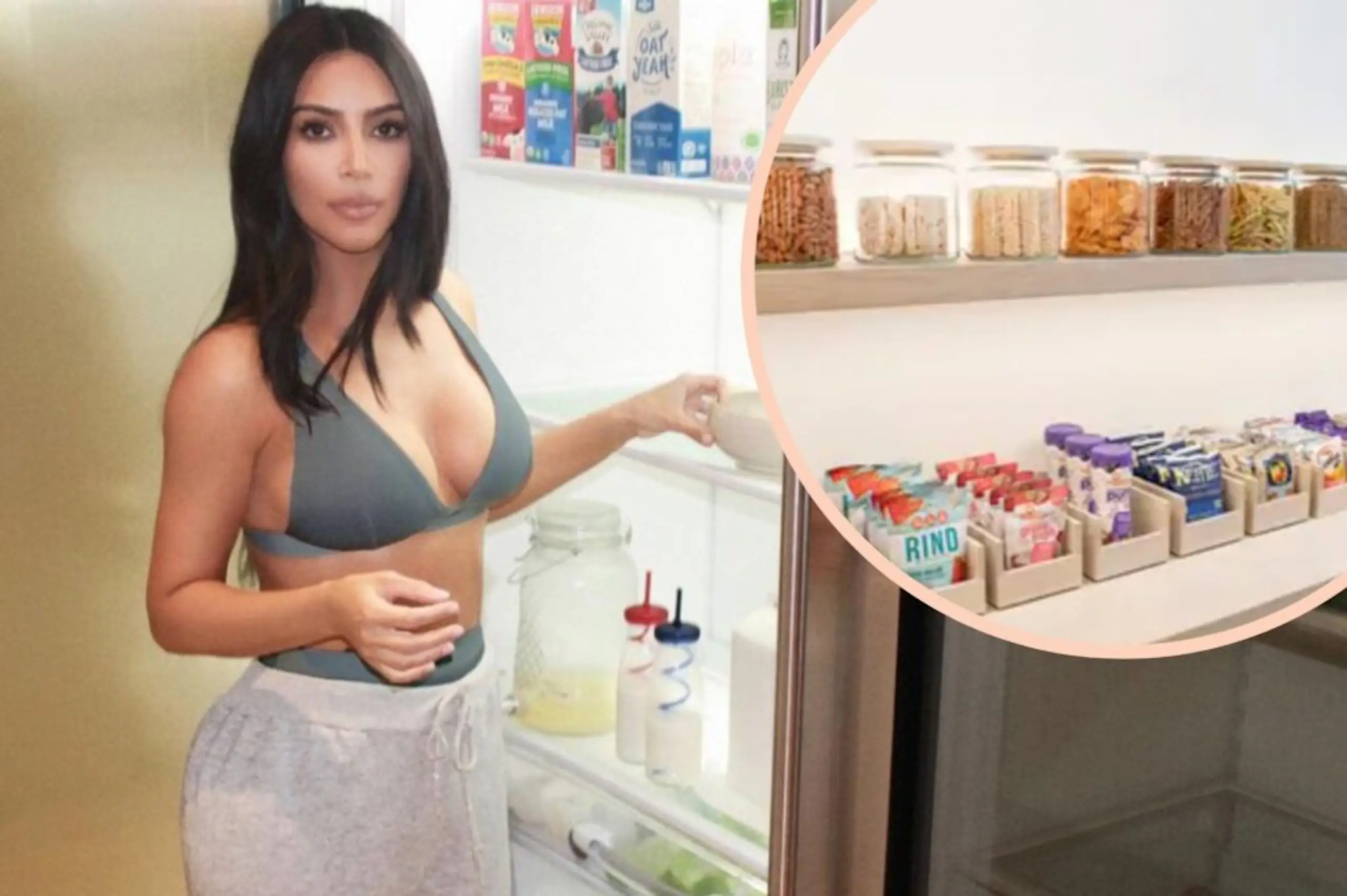 Kim Kardashian’s pantry is so organised it’s sending us into a nervous sweat