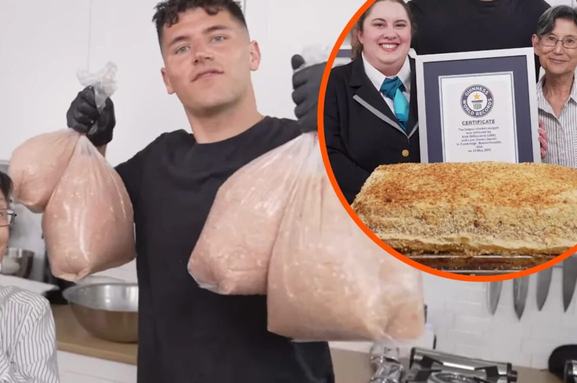 Record set for world’s largest chicken nugget which is over 100 times bigger than average