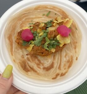 hoppers pulled jackfruit roti