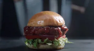 oumph human flesh meat burger