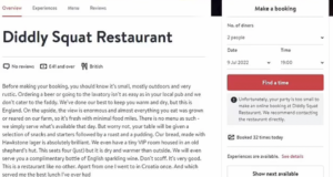 DIDDLY SQUAT JEREMY CLARKSON RESTAURANT