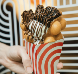 oreo bubble waffle bubblewrap