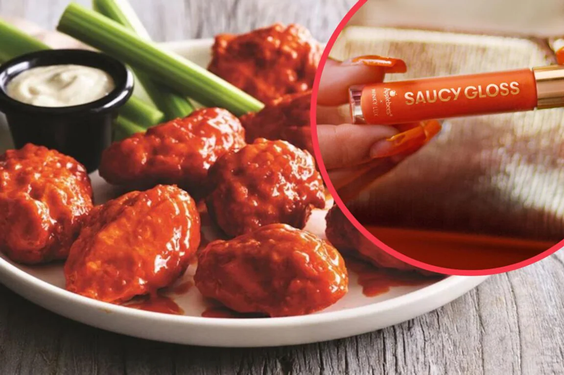 This lipgloss tastes like chicken wings and we’re both disgusted and intrigued