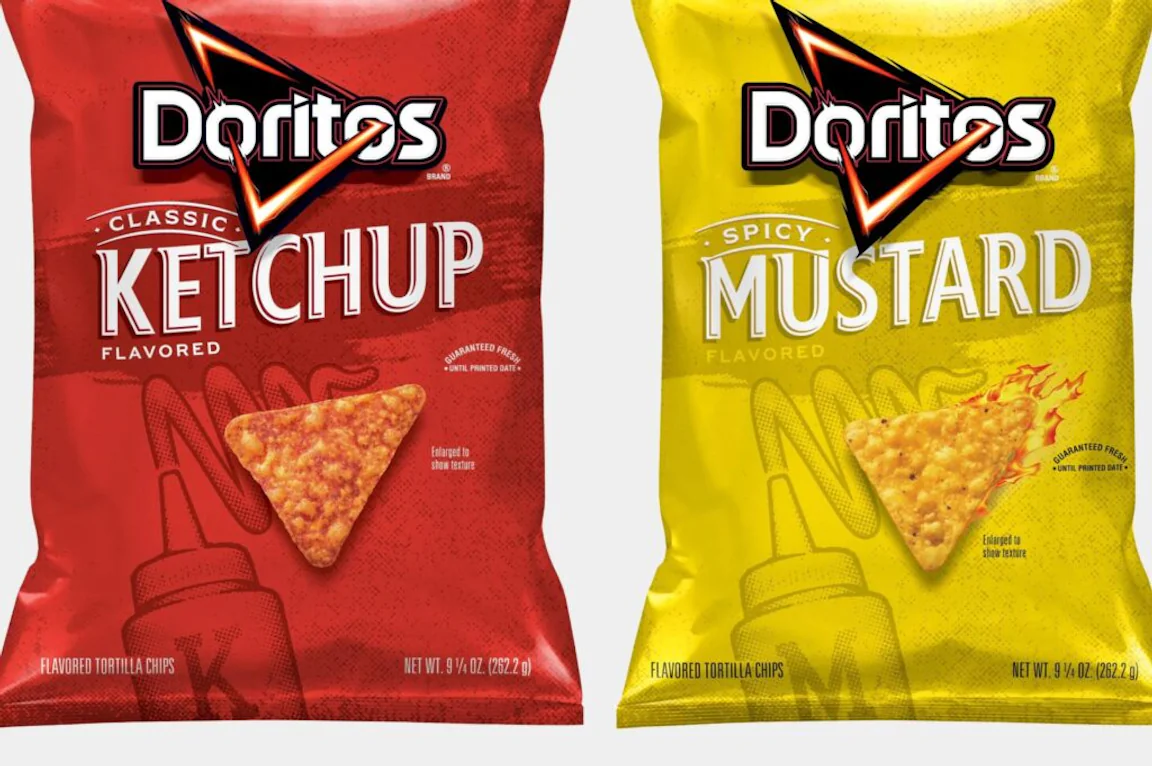 Doritos drops two unexpected flavours in the US: Ketchup and mustard