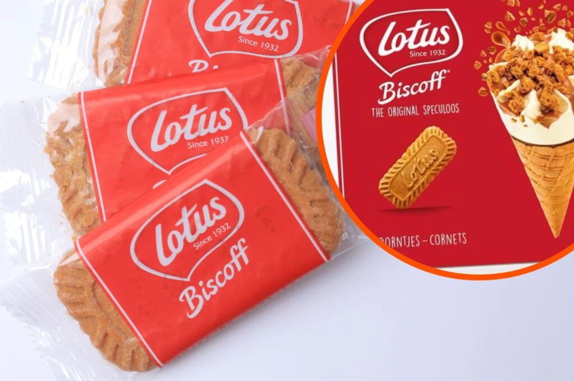 New Lotus Biscoff ice cream cones are dropping soon in Iceland