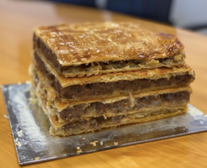 sausage roll cake chris hipkins