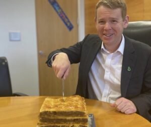 sausage roll cake chris hipkins