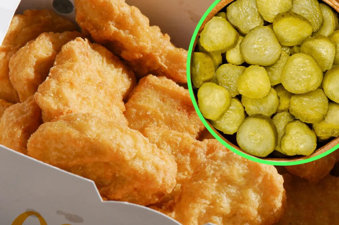 People are stuffing McDonald’s McNuggets with pickle slices