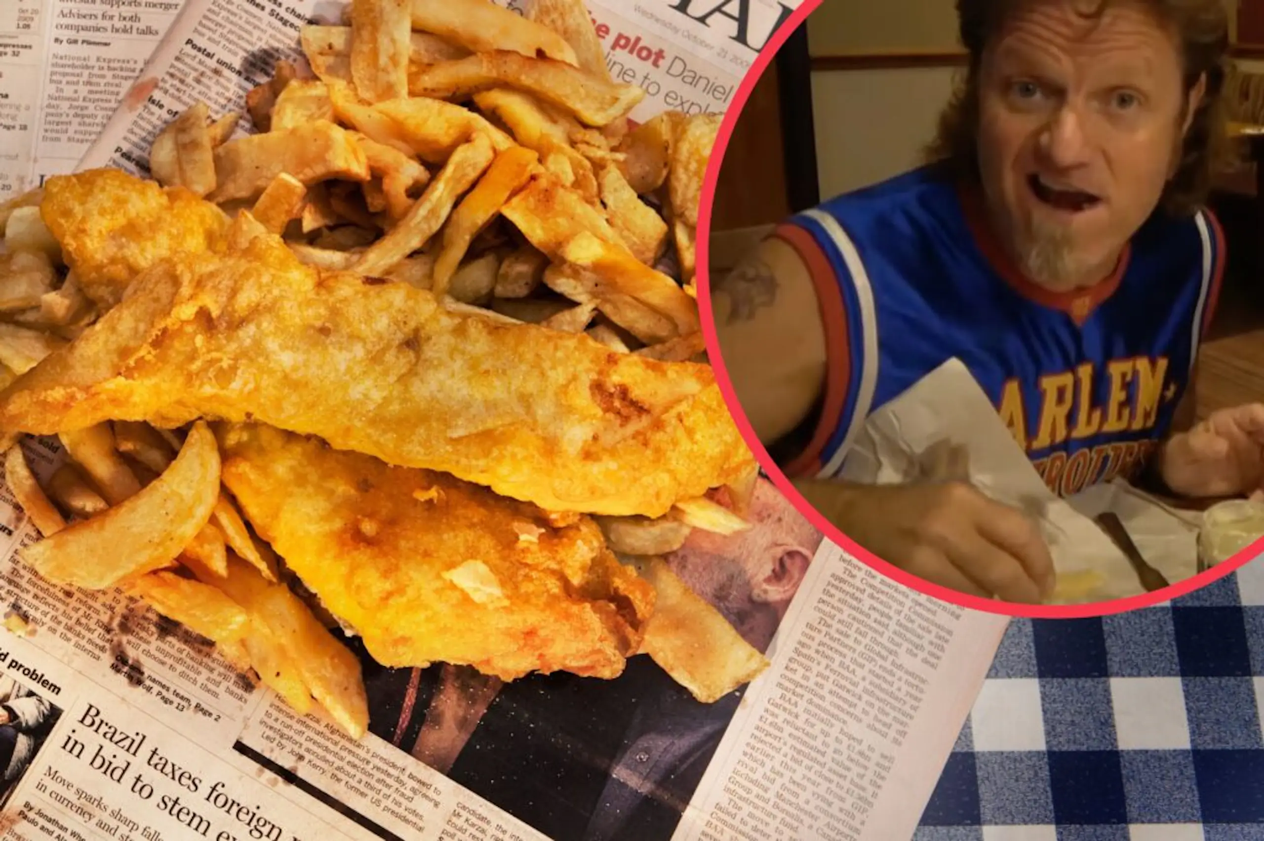 This clip of Americans trying a chippy tea for the first time is wholesome AF