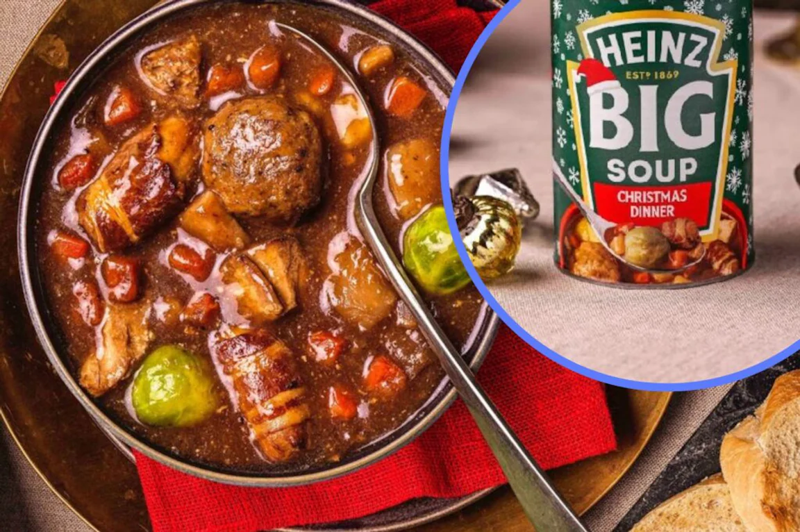 Heinz brings back its Christmas Dinner Soup in a tin