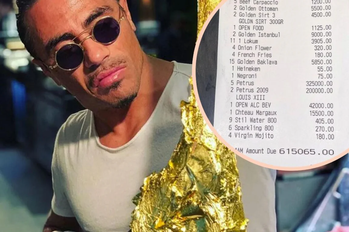 Salt Bae slammed for sharing customer’s £141,000 bill