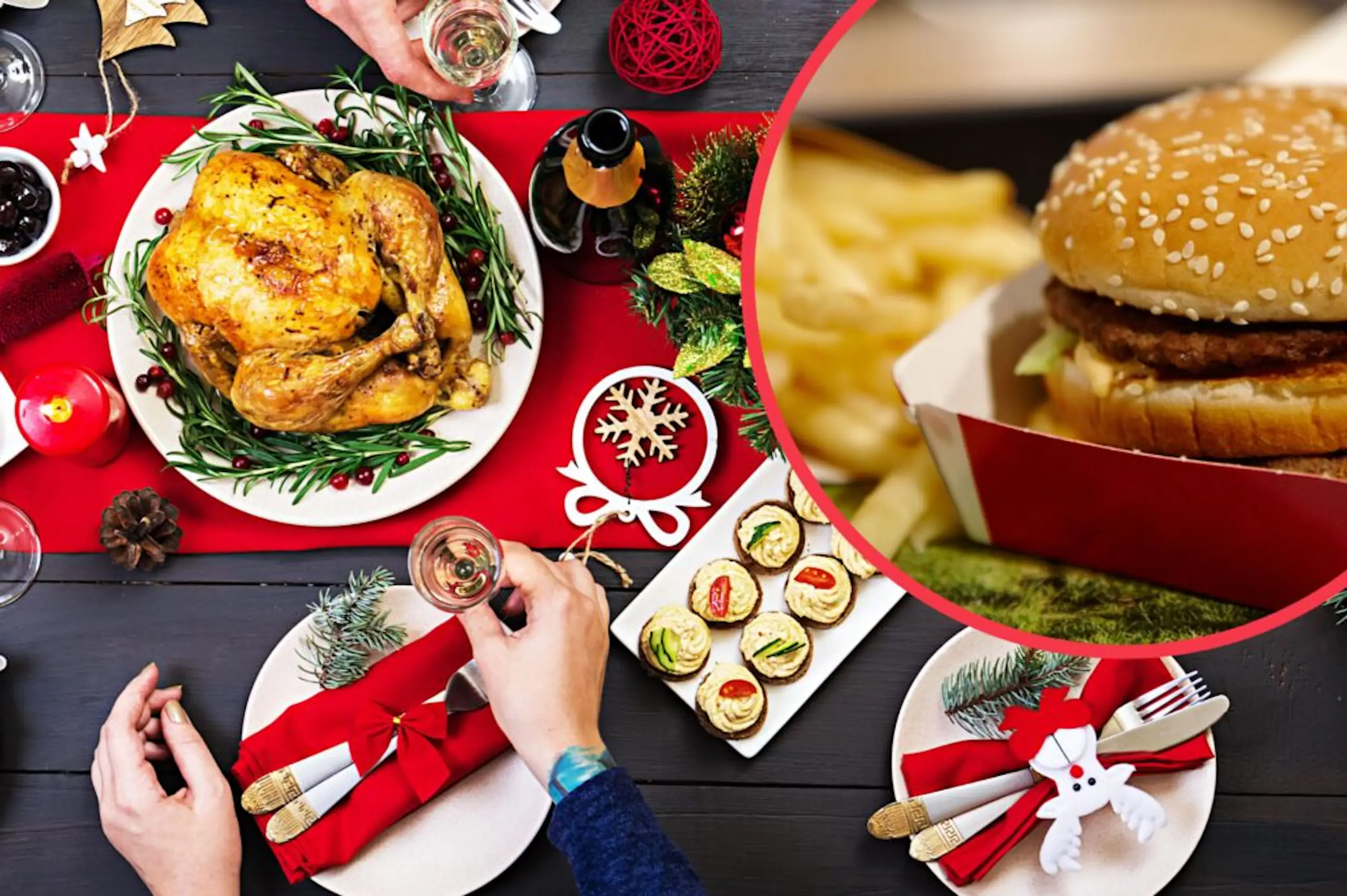 People are debating whether they’d eat McDonald’s for Christmas