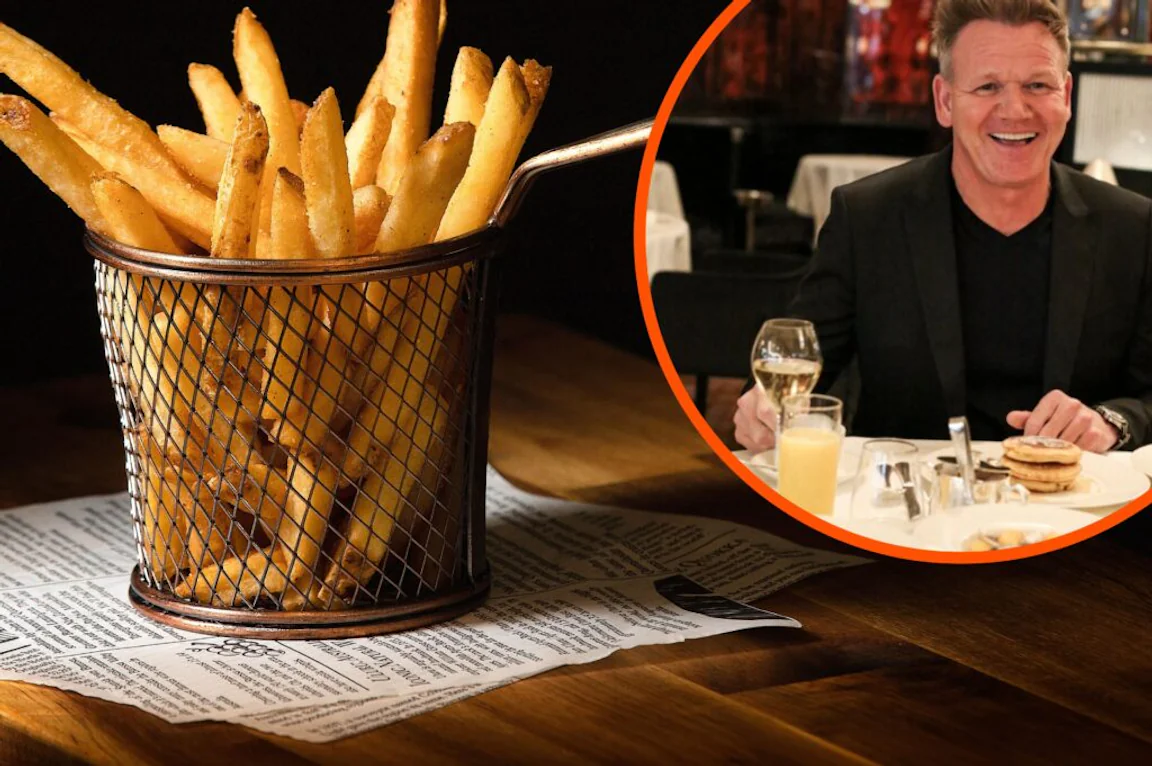Gordon Ramsay is selling £8 chips at his Savoy Grill restaurant