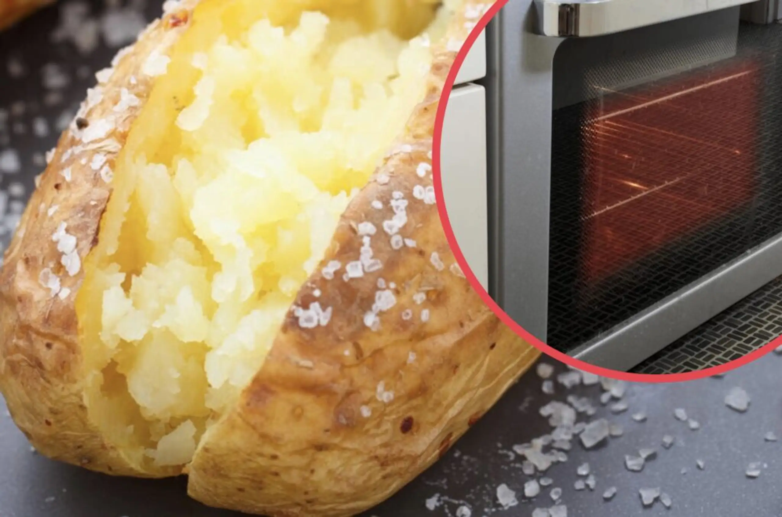 Chef’s ingenious teaspoon trick will shave 20 minutes off a baked potato’s cooking time
