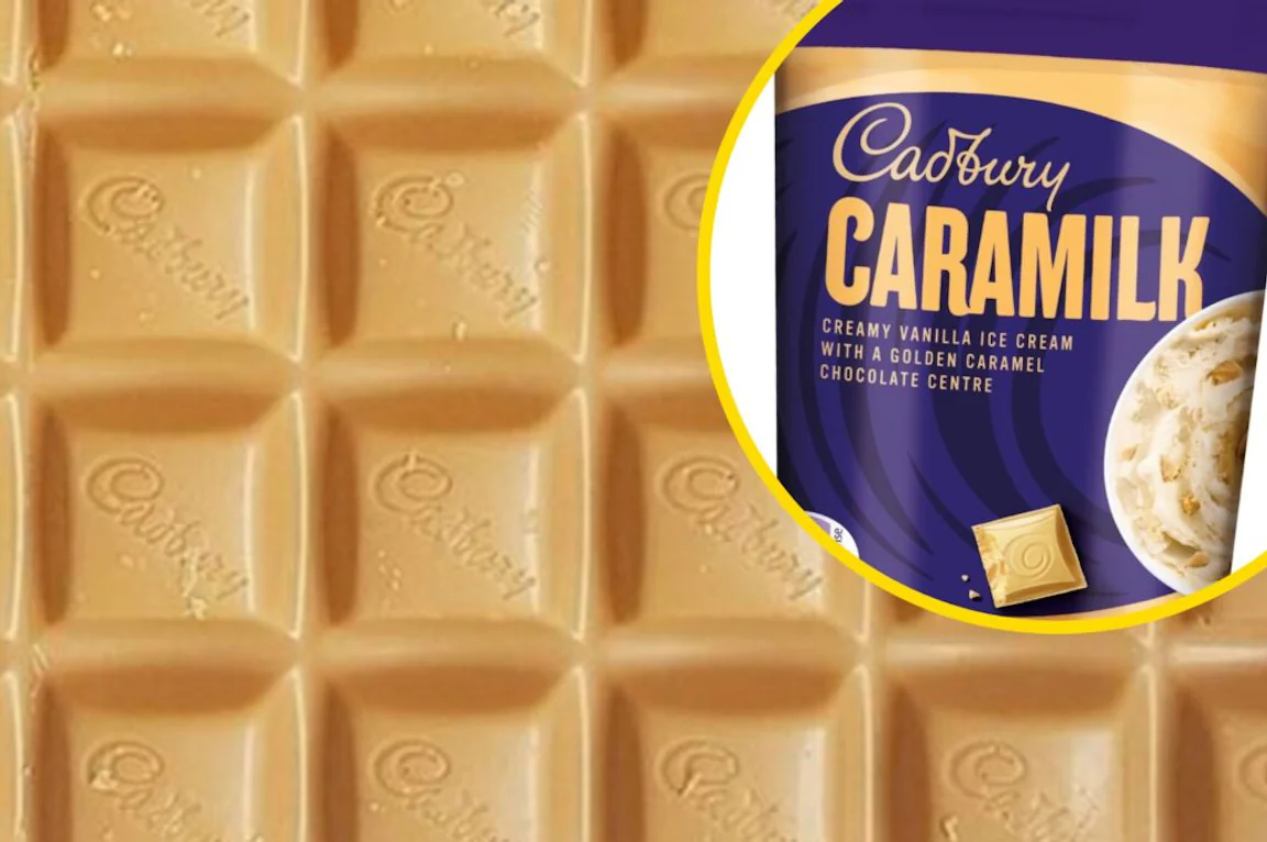 Cadbury Caramilk ice cream tubs to land in the UK