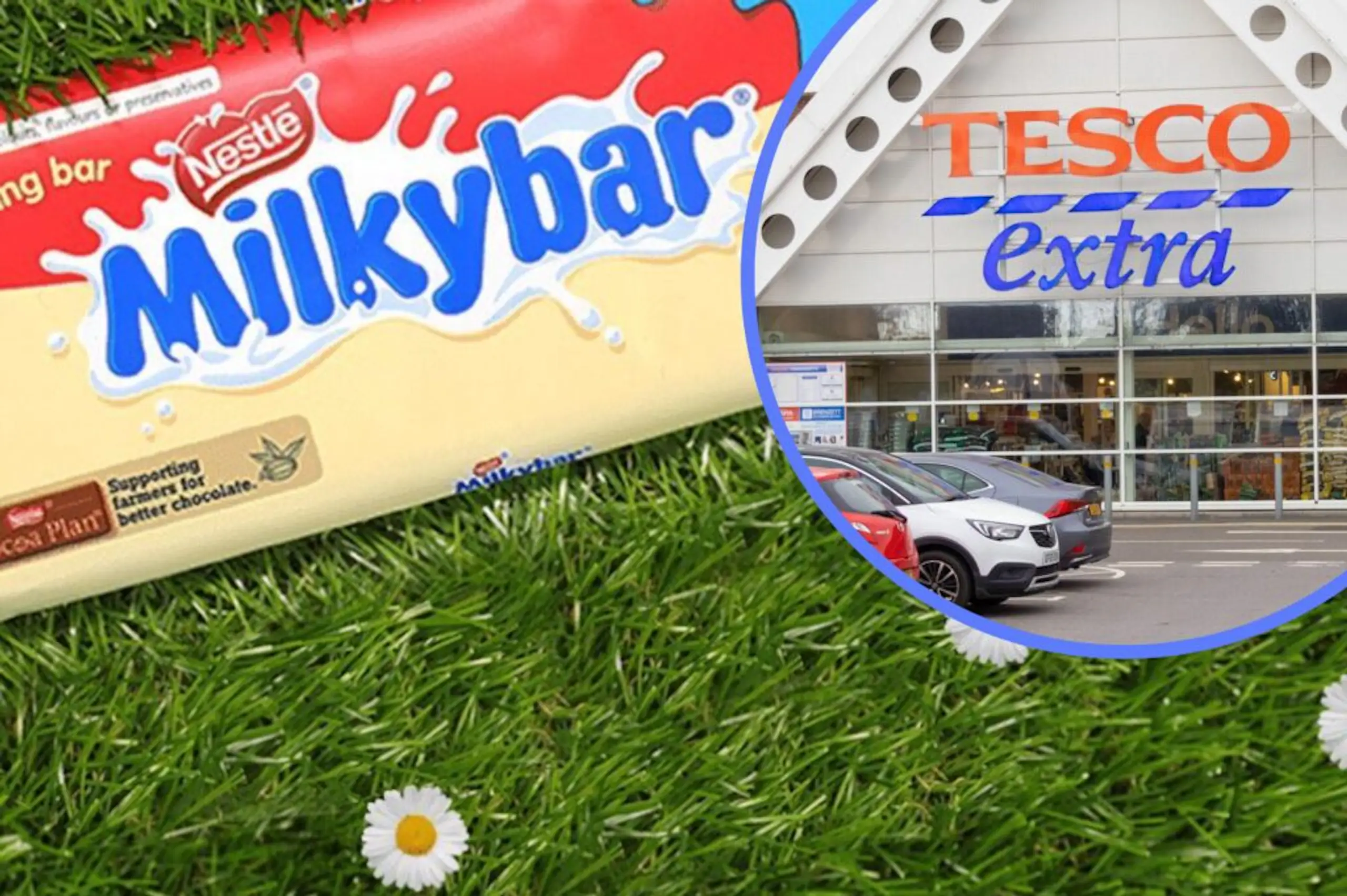 You can now buy Milkybar Gold chocolate bars in Tesco