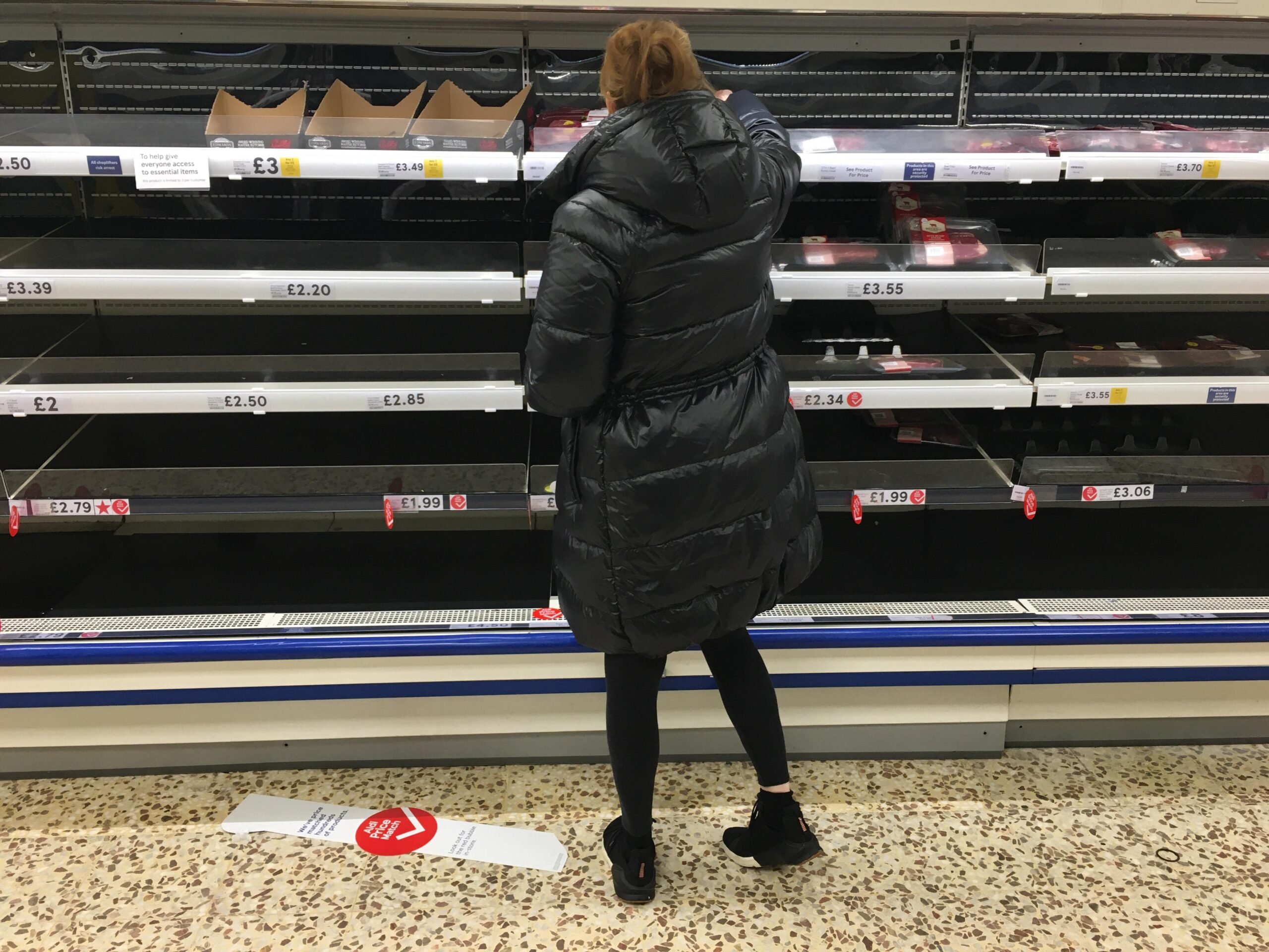 fruit and veg shortage uk supermarket rationing