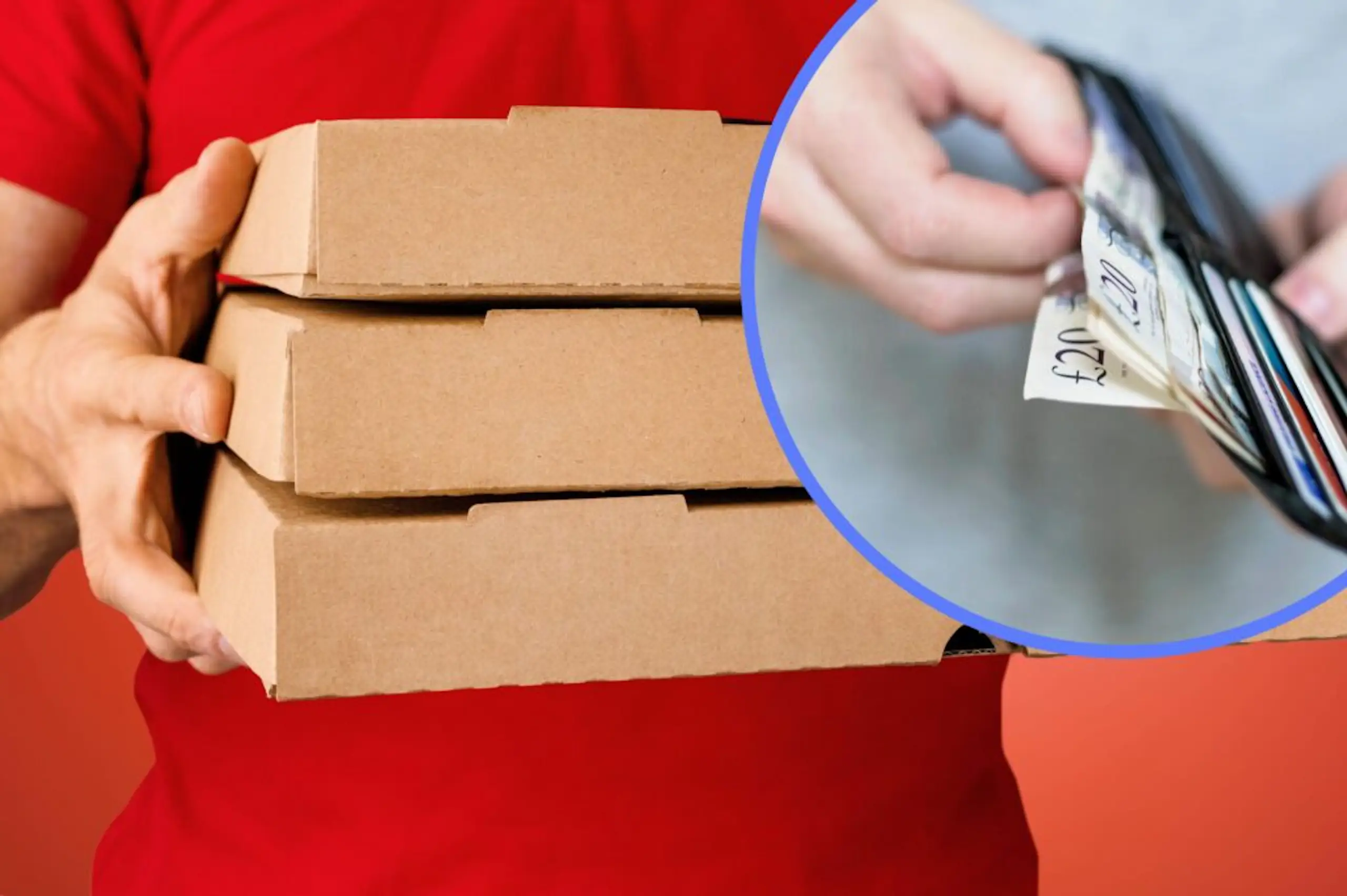 Delivery driver refuses to give food to customer unless he tips more