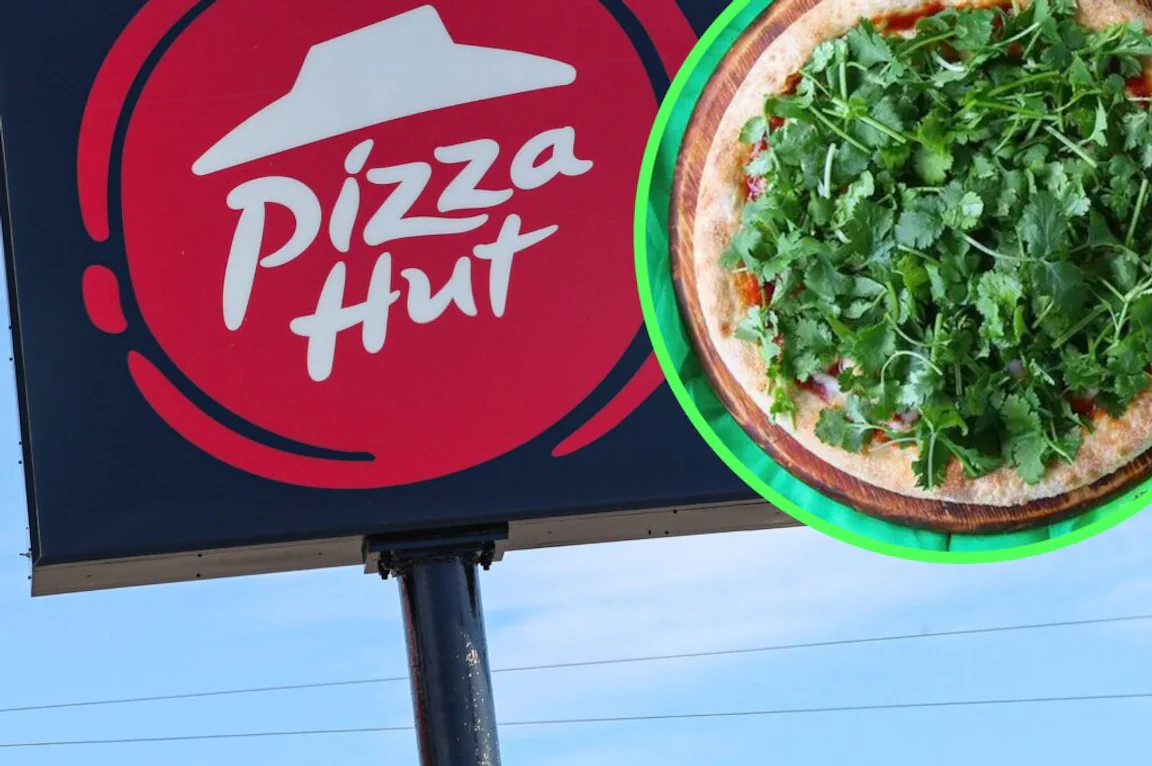 Pizza Hut Japan launches pizza topped with huge heap of coriander